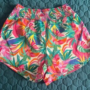 Colorful Tropical Print Women's Shorts